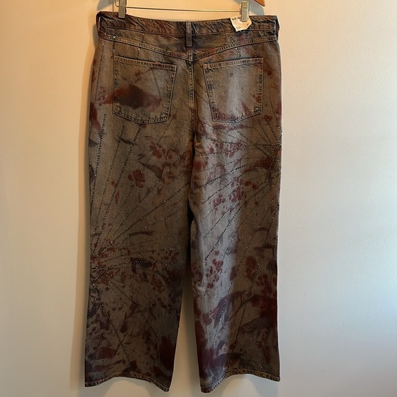 Free People Aurora Mid-Rise Straight Leg Jeans Size 31 NWT - Picture 12 of 17